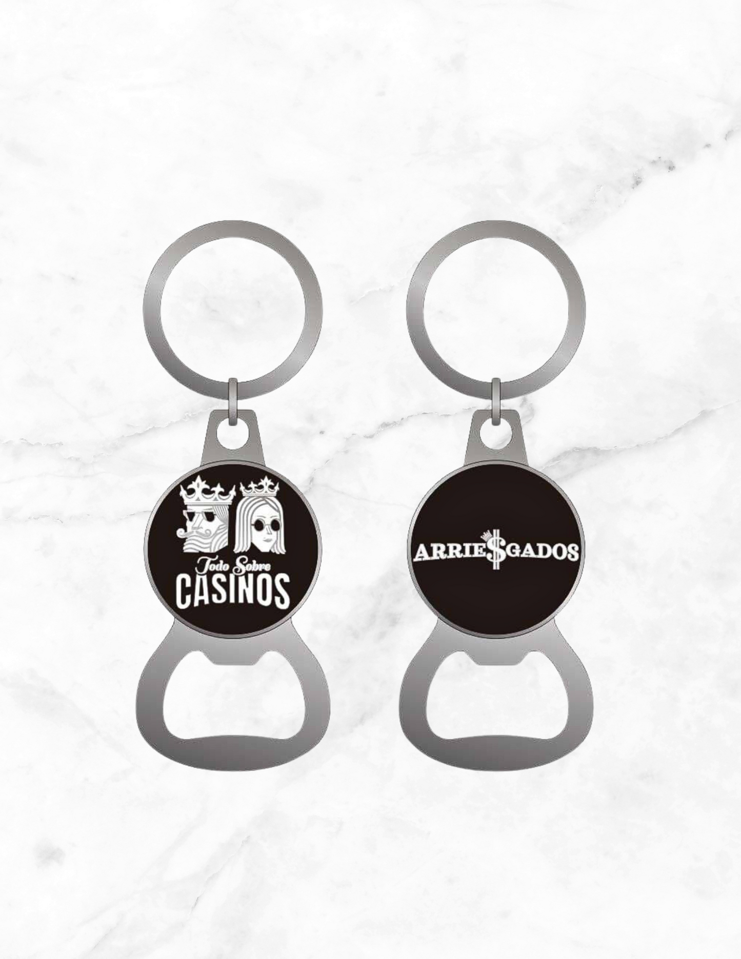 ARRIESGADOS KEYCHAIN WITH LOGO