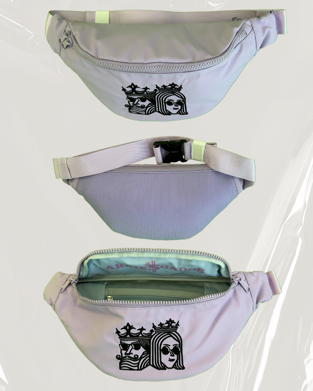 CANGURO LILA IMPERMIABLE