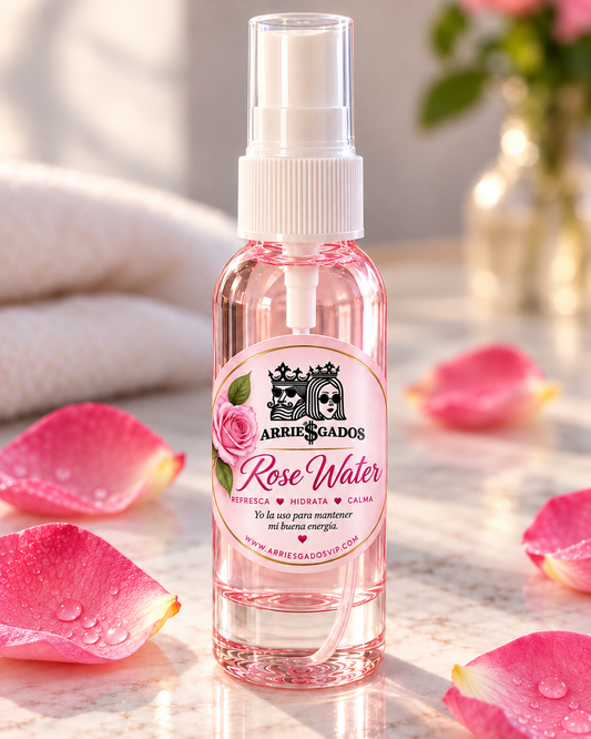 ARRIESGADOS MINI ROSE WATER SPRAY 2oz.